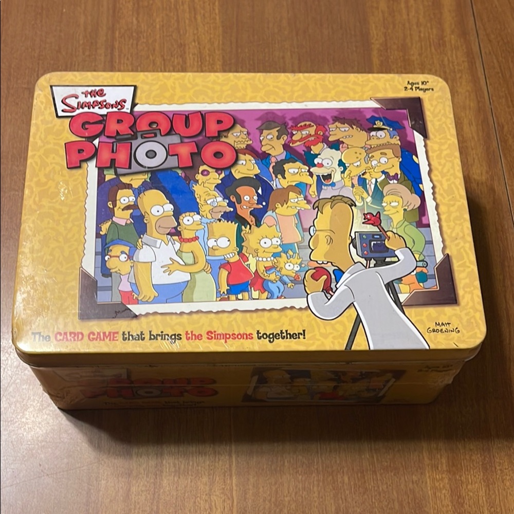 The Simpsons Group Photo Game- Sealed